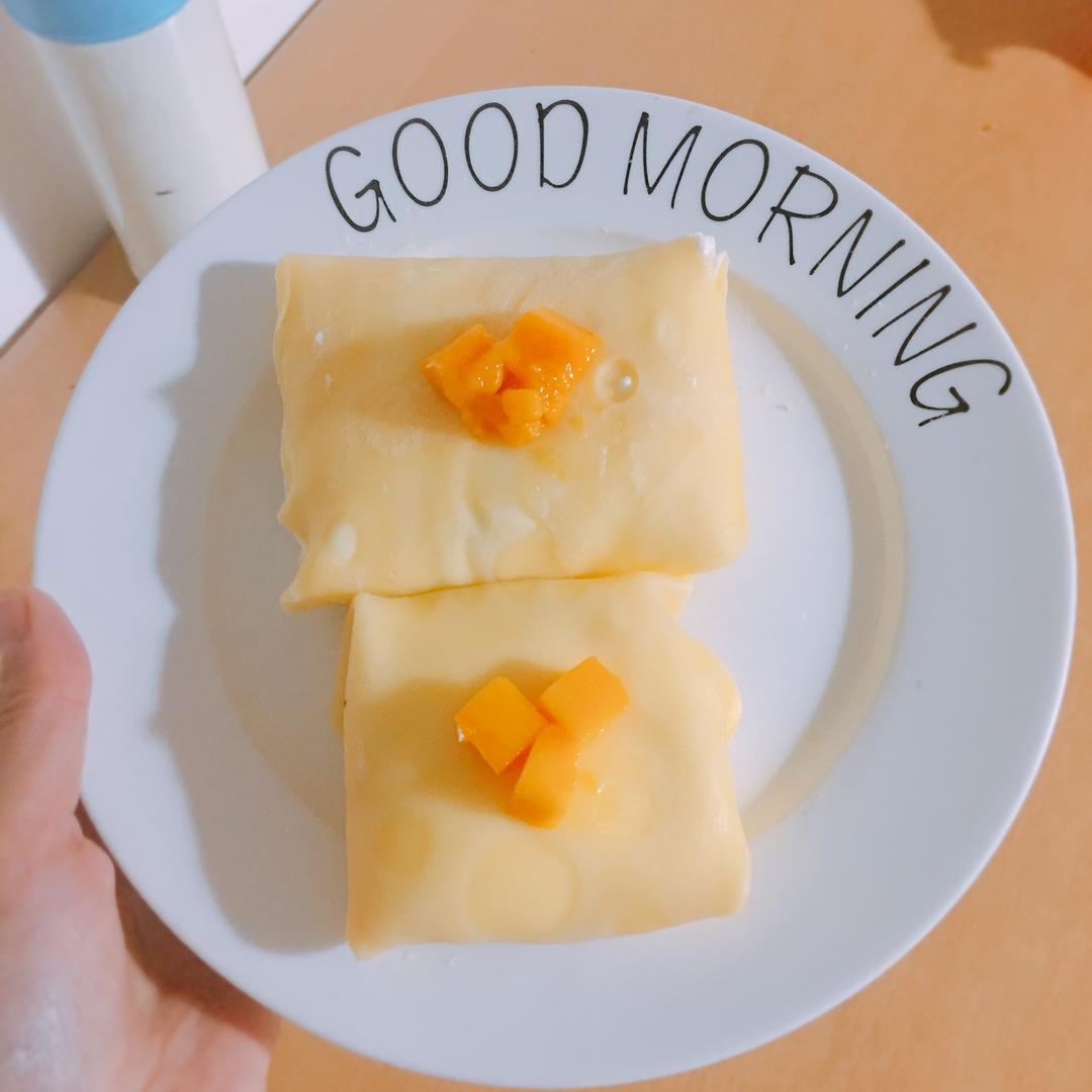 芒果班戟（满记甜品配方）