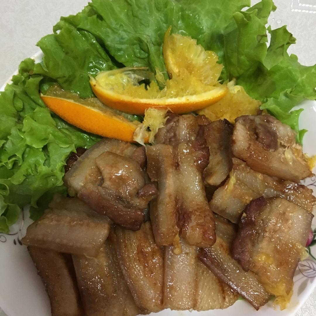 橙香烤五花肉