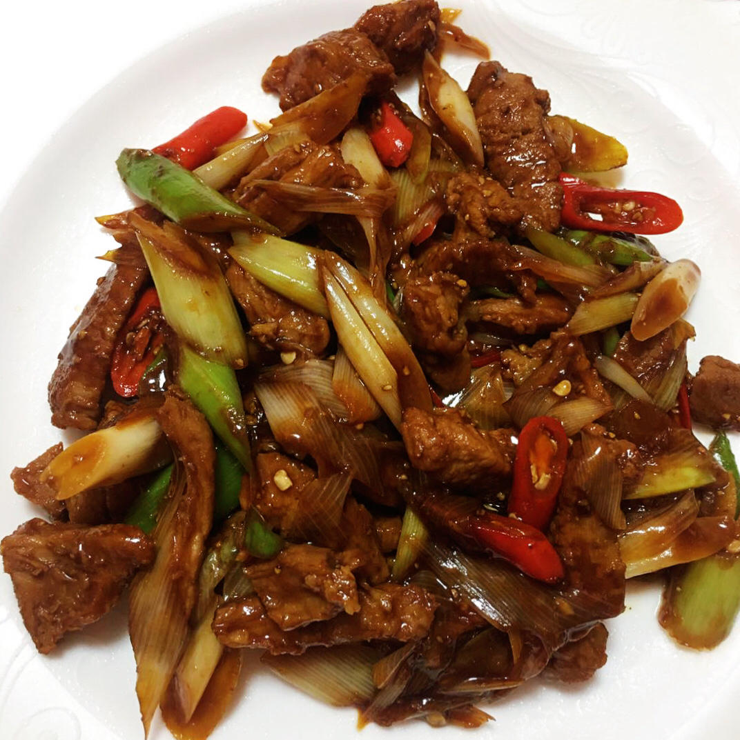 【嗷呜】老北京葱爆羊肉