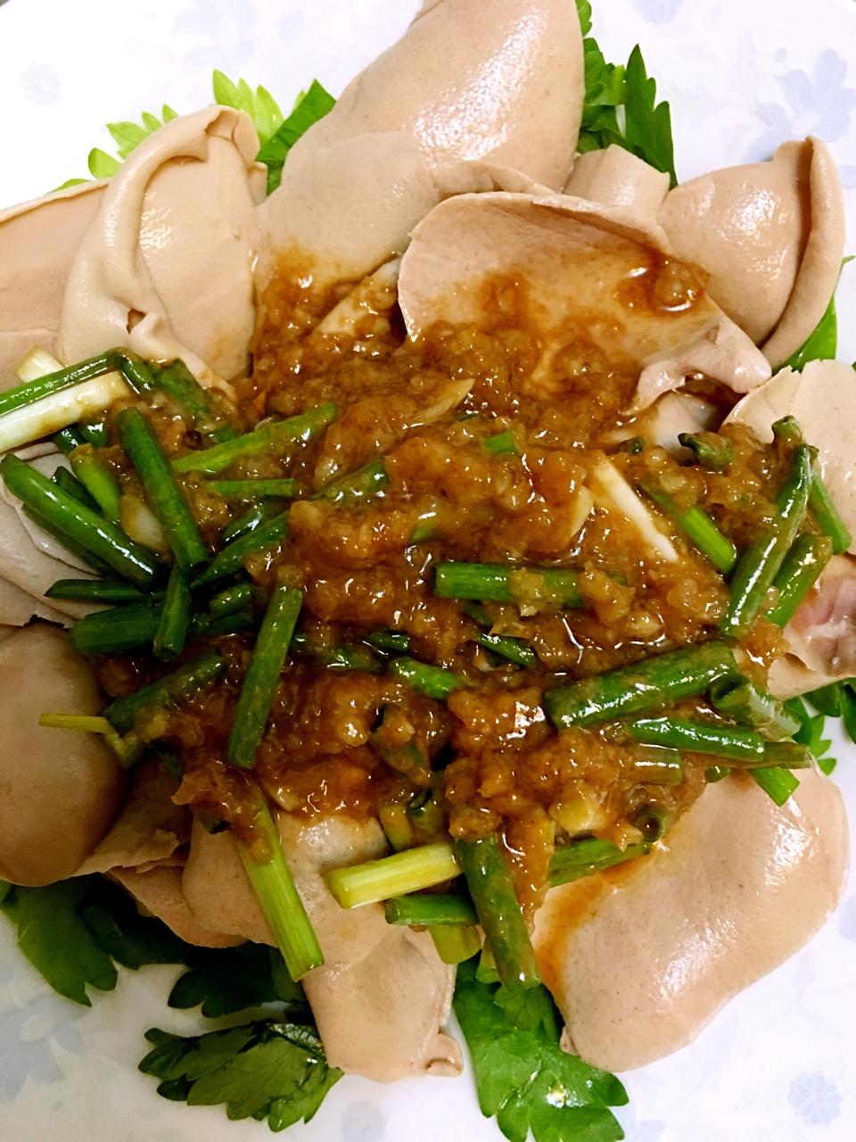 夏日凉菜 | 芝麻酱拌腰花片（附祛腥处理法）