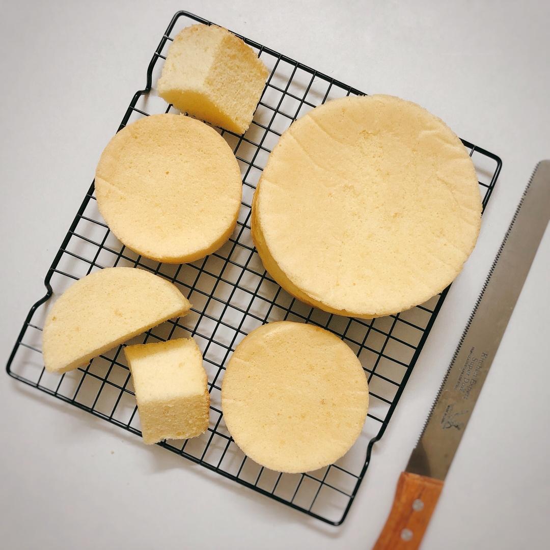 6寸，8寸，10寸戚风蛋糕配方（已更新）