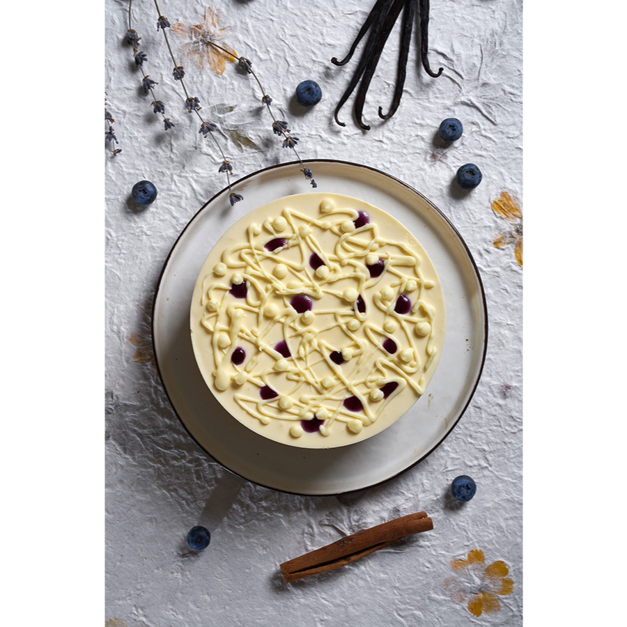 蓝莓芝士慕斯蛋糕（视频菜谱）