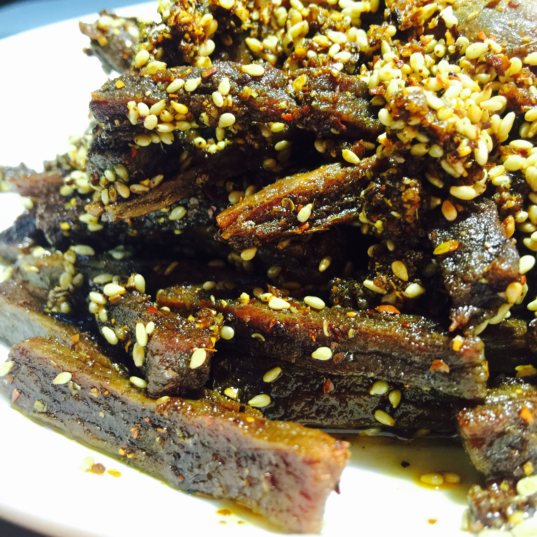 麻辣牛肉干