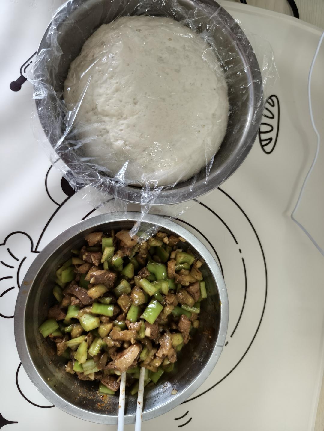 吃一次就爱上的青椒茄子😘😘包子