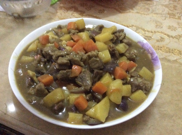 咖喱牛肉