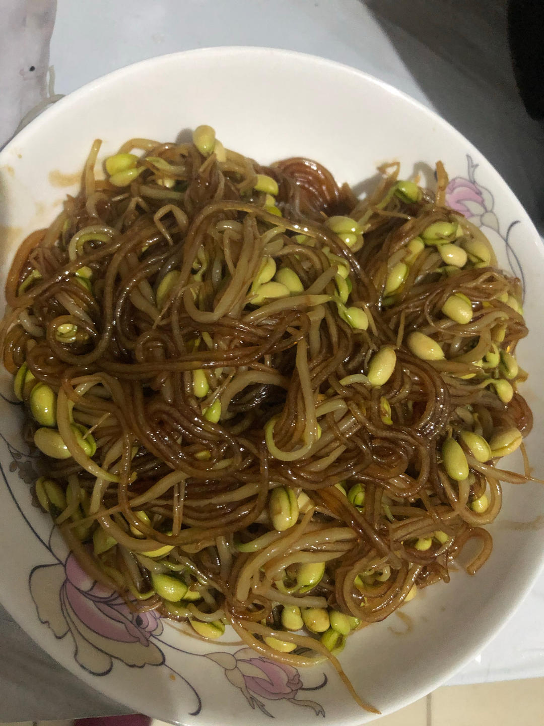黄豆瓣炒粉条