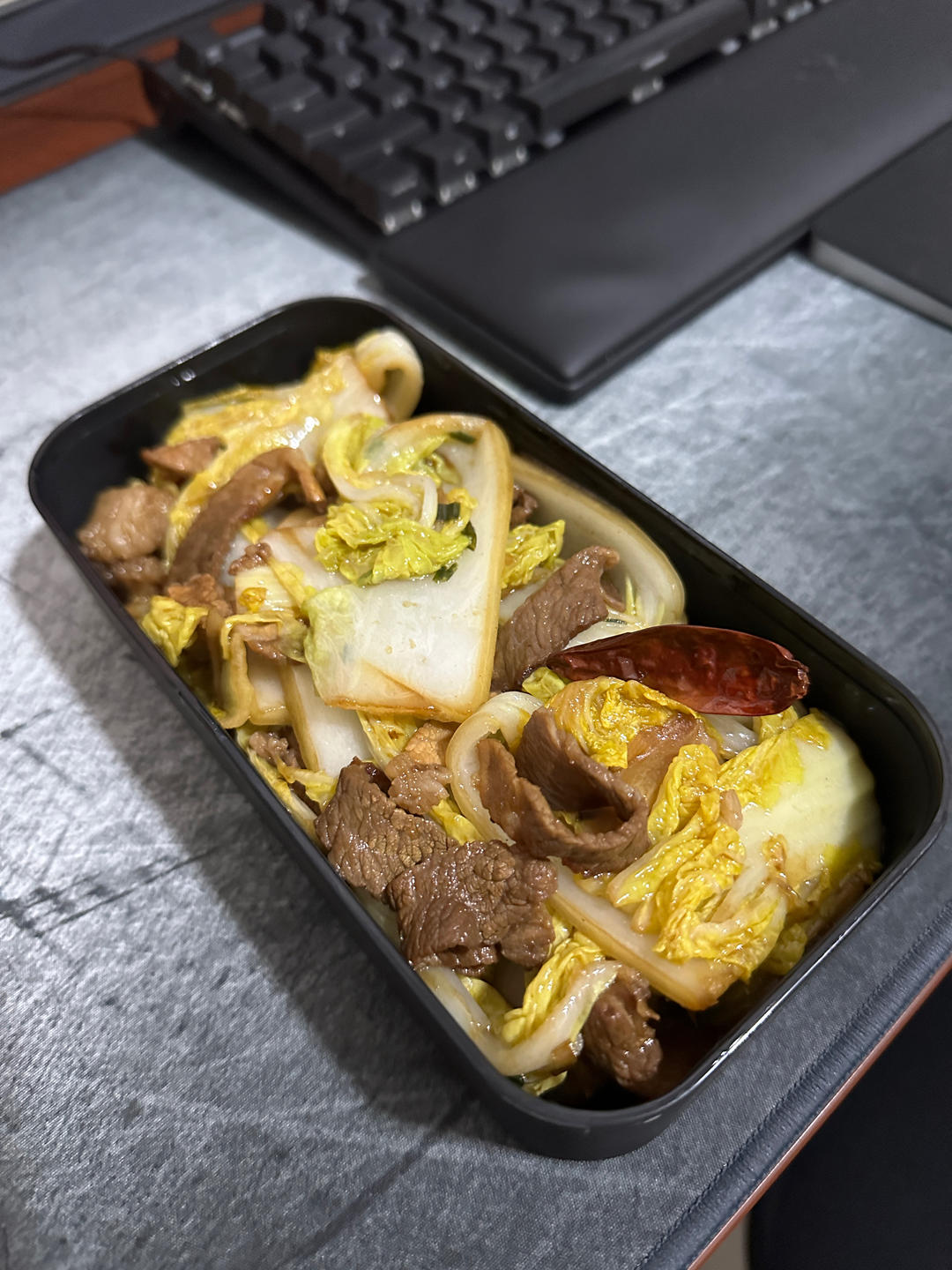 白菜炒肉