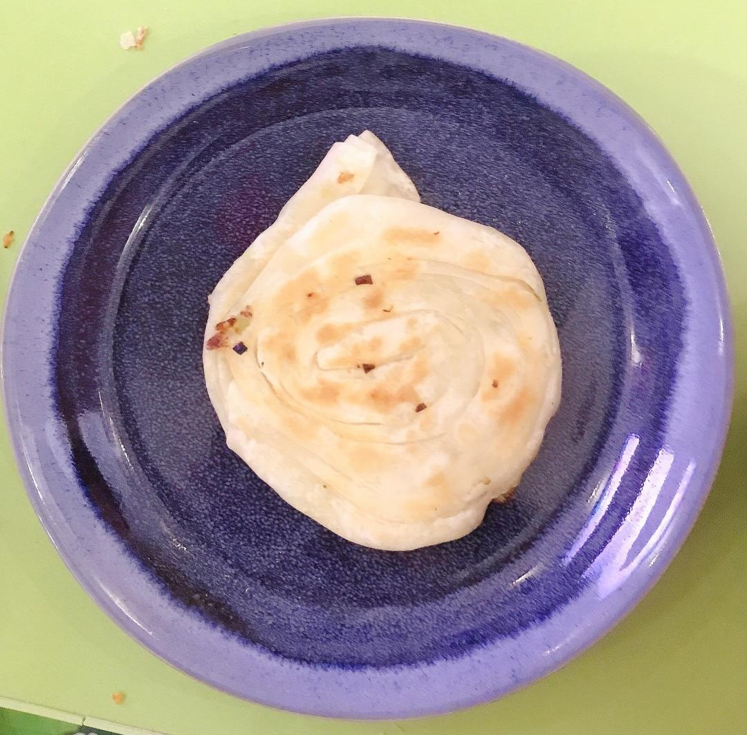 葱油饼（馄饨皮版）