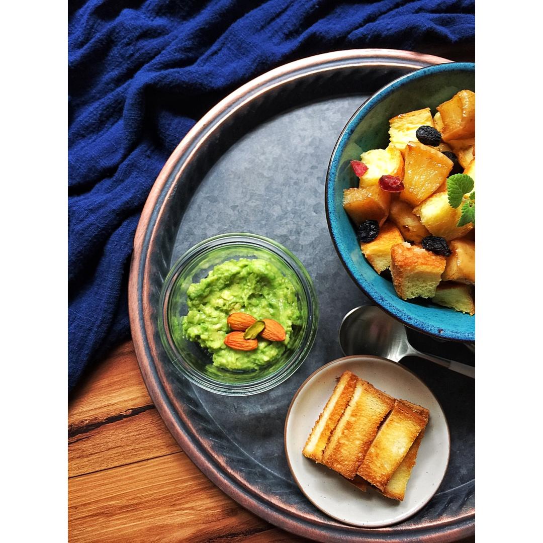 苹果&杏仁口味法式吐司