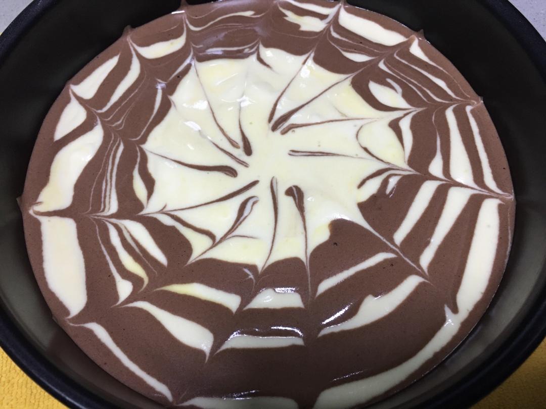 漂亮 斑马纹戚风蛋糕