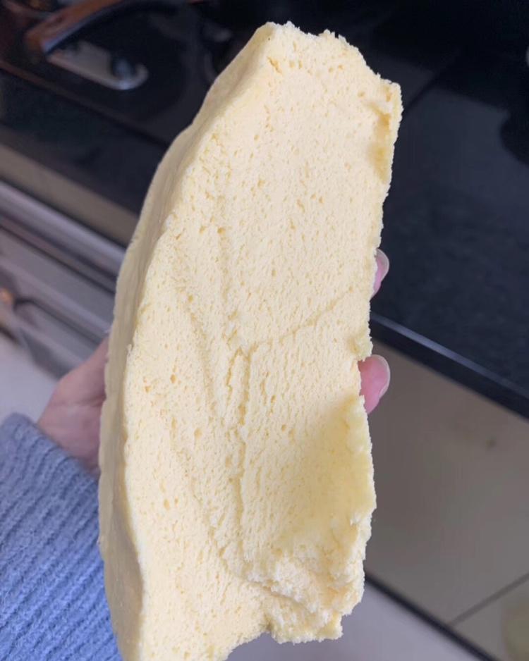 水嫩烫面蒸蛋糕