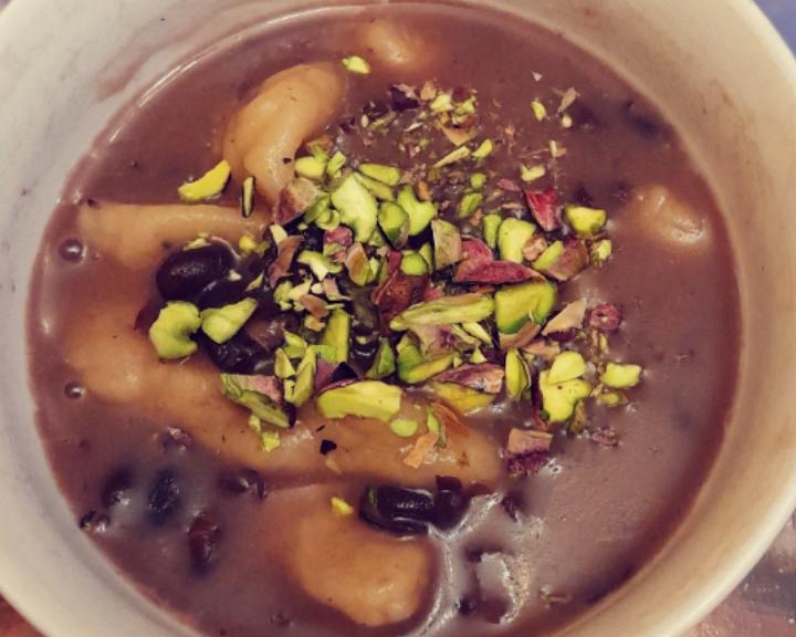 【薯鱼蜜红豆甜羹】的做法