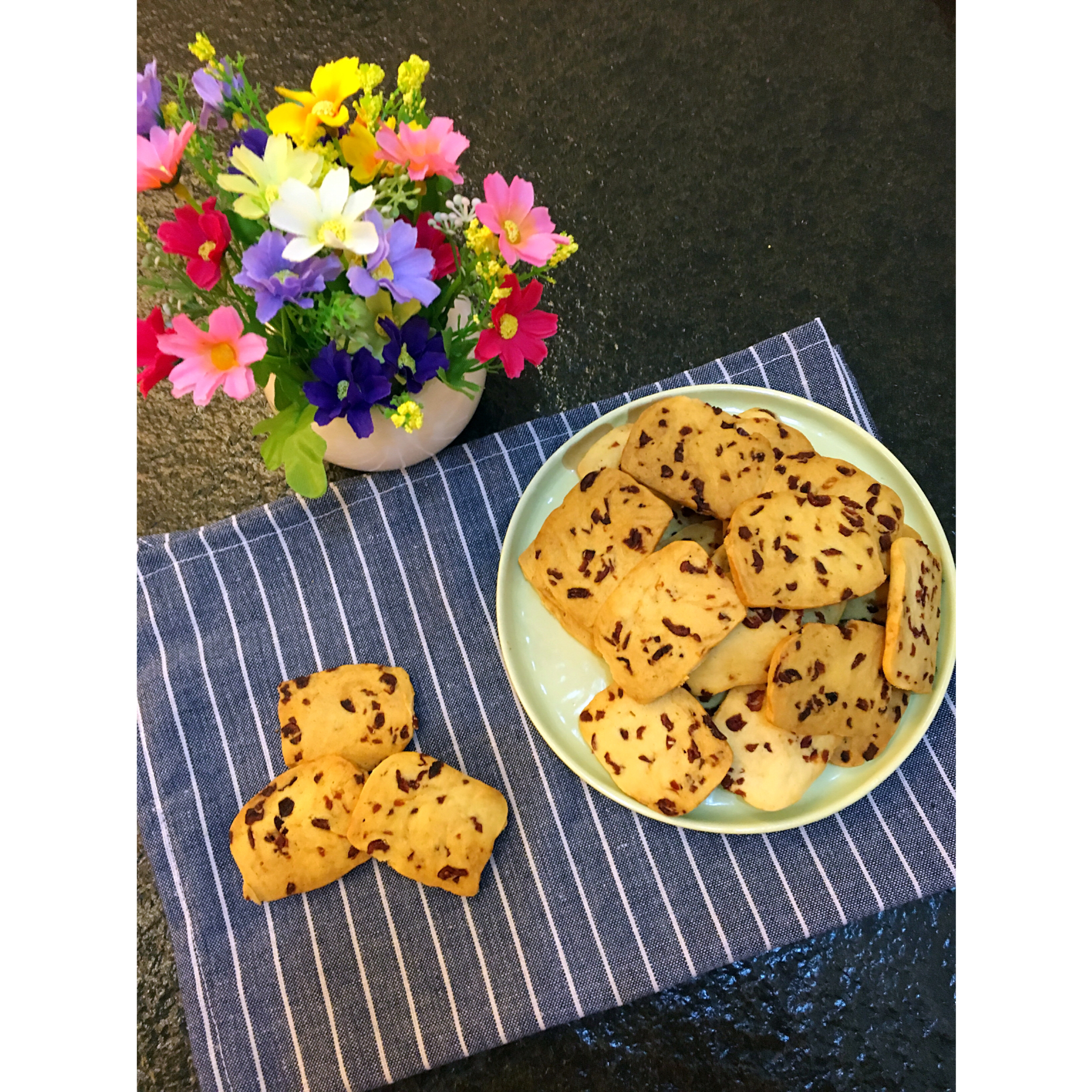 低糖少油版蔓越莓饼干