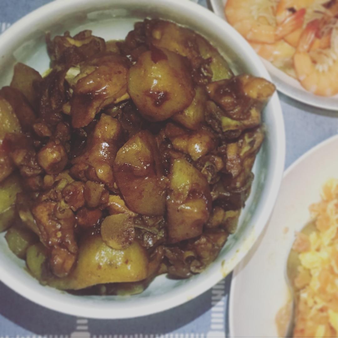 鲜香味浓土豆烧鸡（还是焖鸡？炒鸡？随便啦）