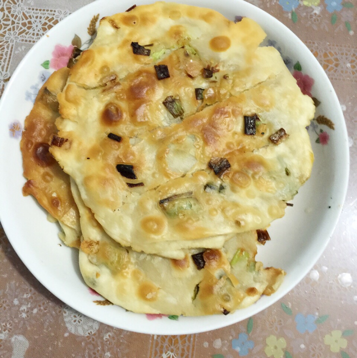 葱花油饼 Spring Onion Pancake
