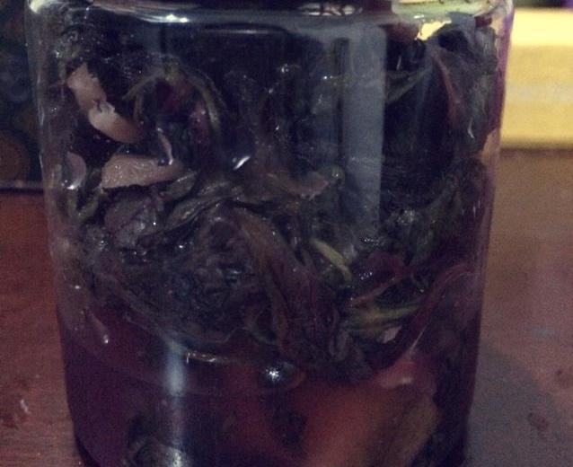紫苏桃子姜的做法