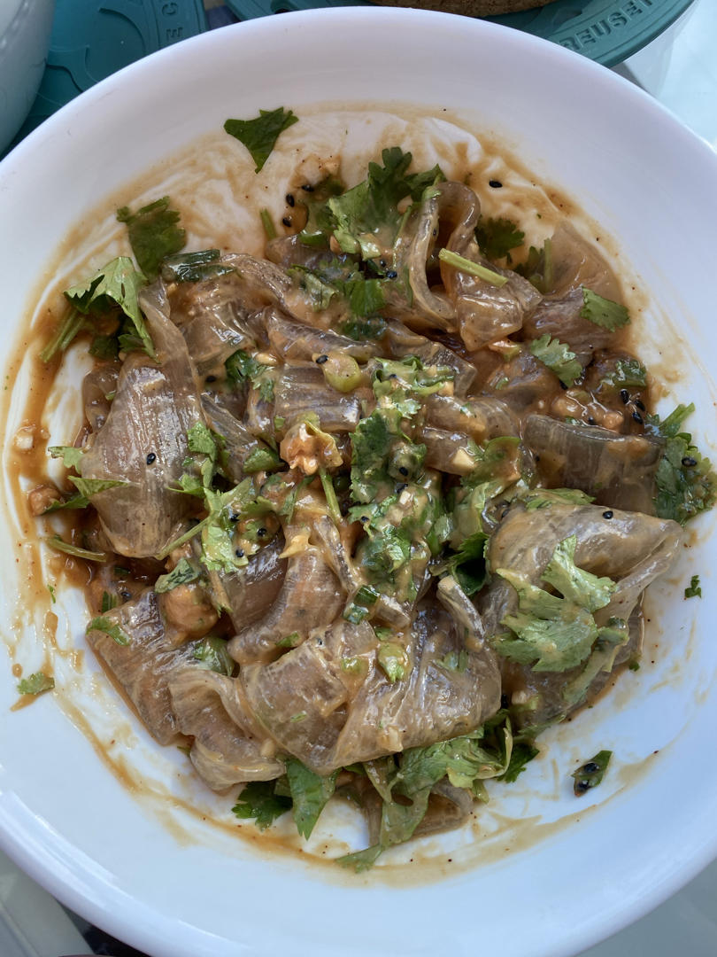 秒杀小夜市的麻酱流汁宽粉