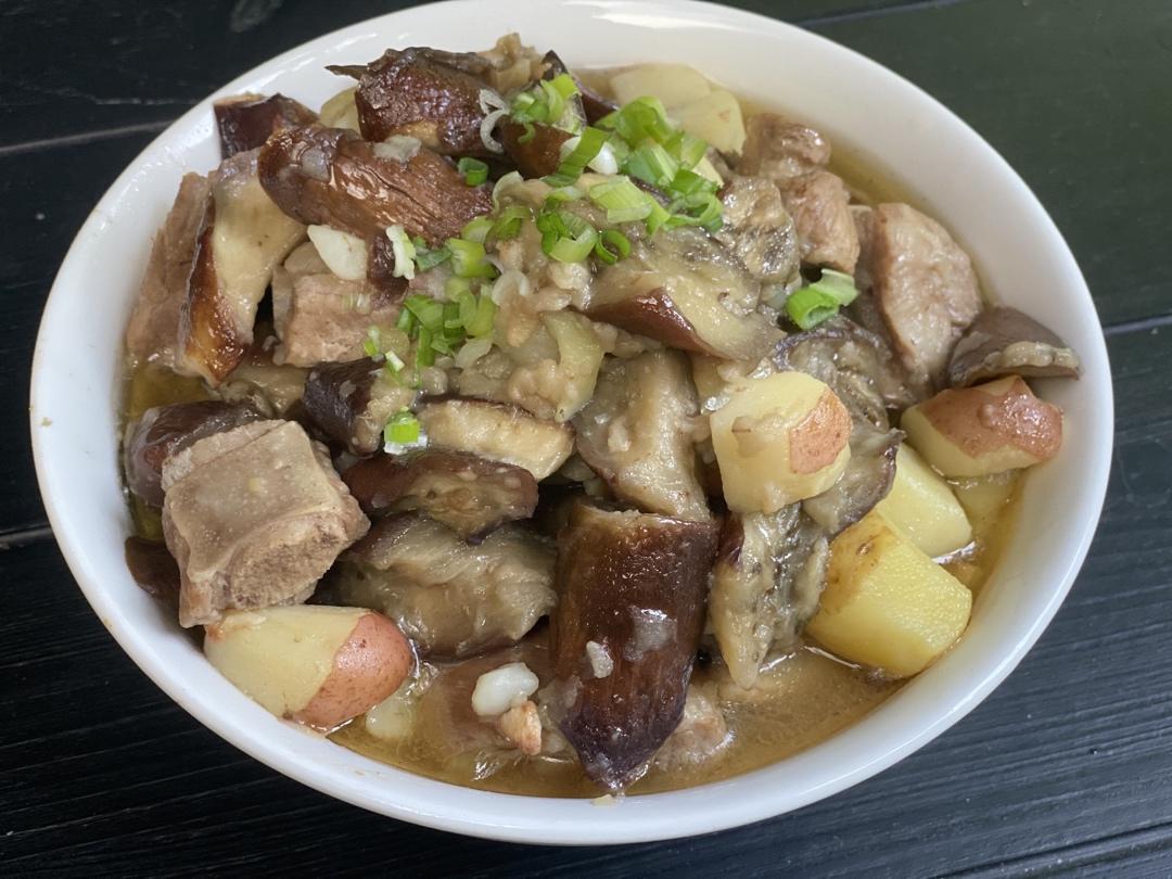 土豆炖茄子