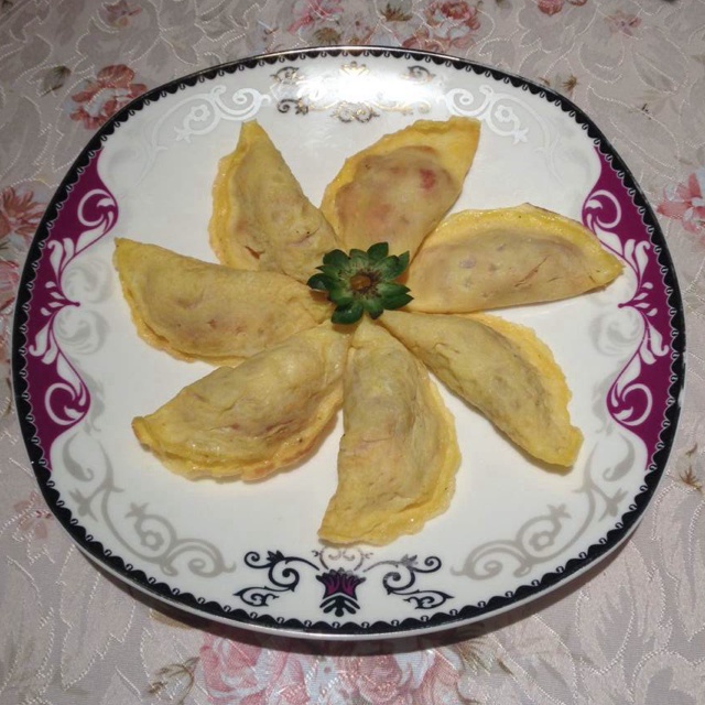 鲜肉蛋饺