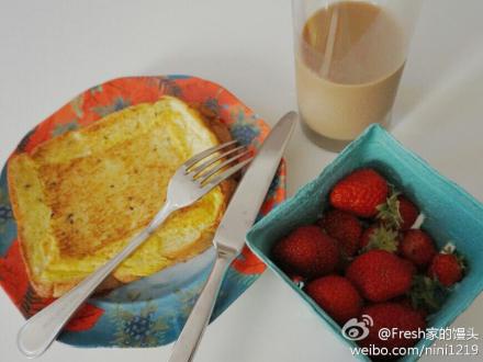 荷包蛋土司