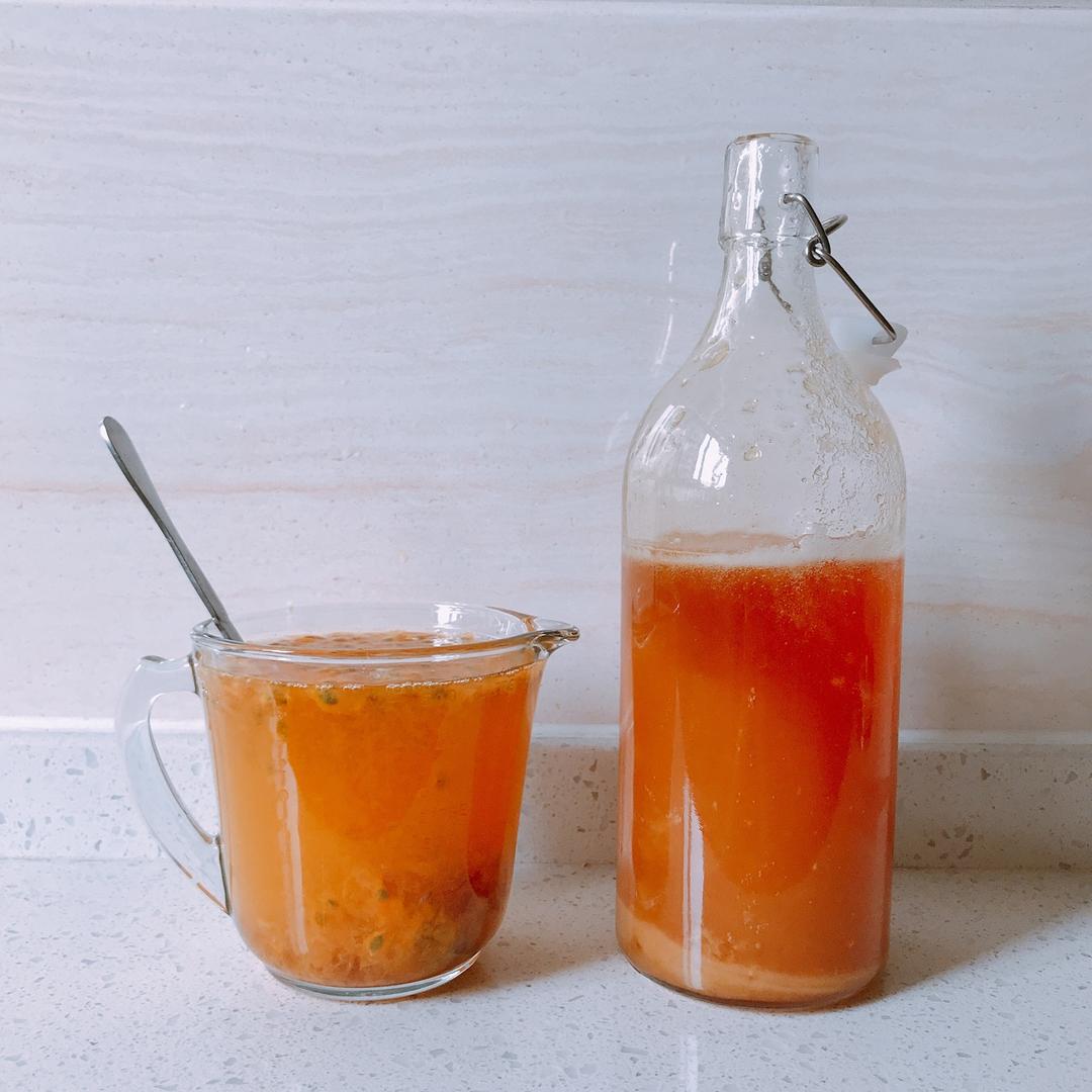 百香果柚子蜜茶