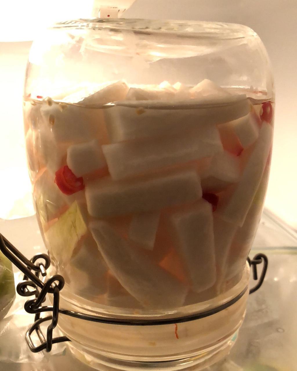 酸酸甜甜辣辣爽口萝卜条