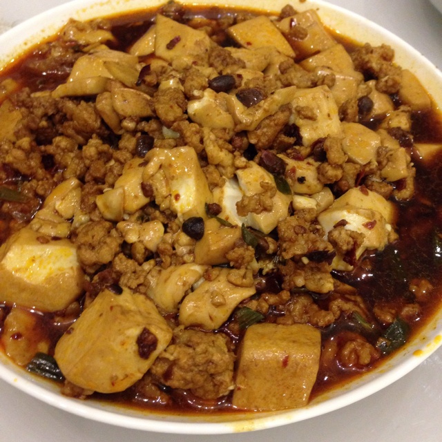 家常红烧肉末豆腐
