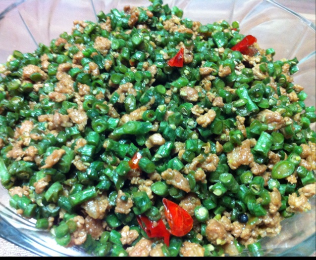 肉末豇豆