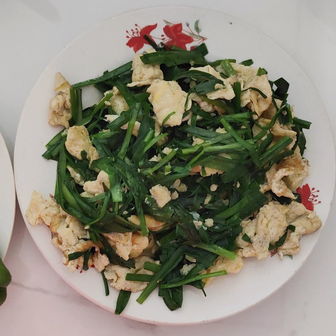 韭菜炒鸡蛋——三分钟快手下饭菜 掌握火候的秘诀