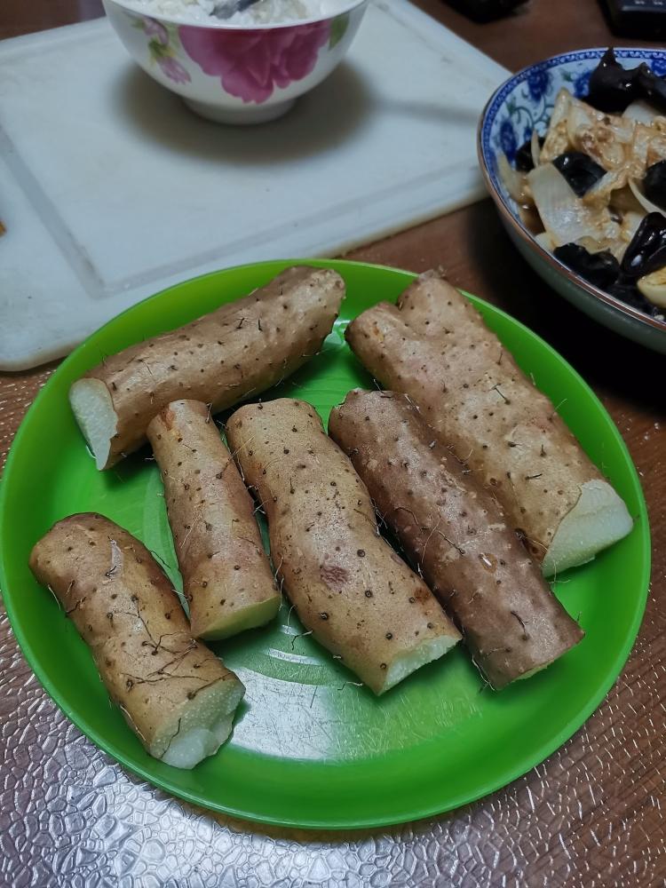 蒸山药