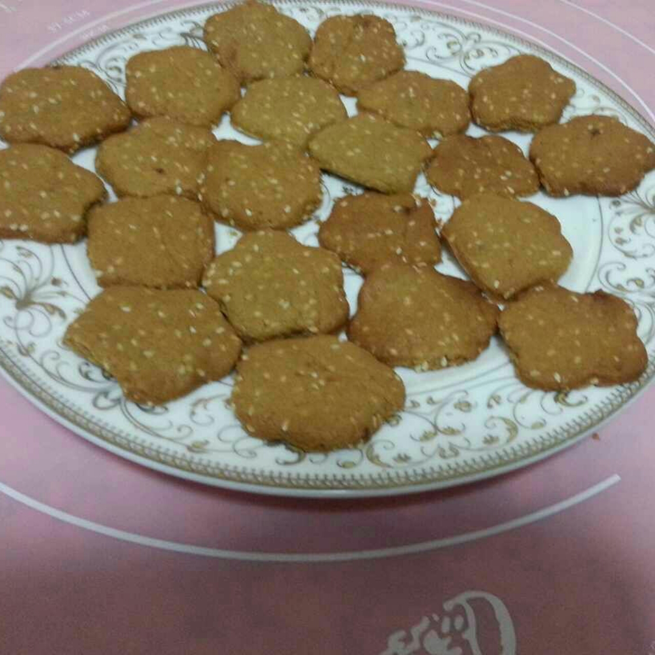 红糖黑芝麻饼干—酥脆无黄油快手版