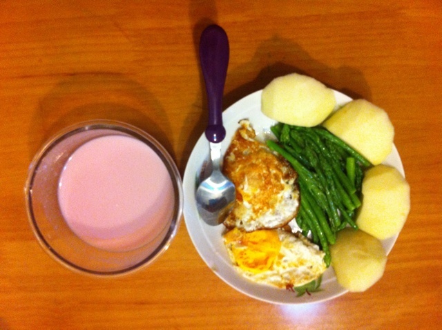 蛋蛋香气之芦笋煎蛋