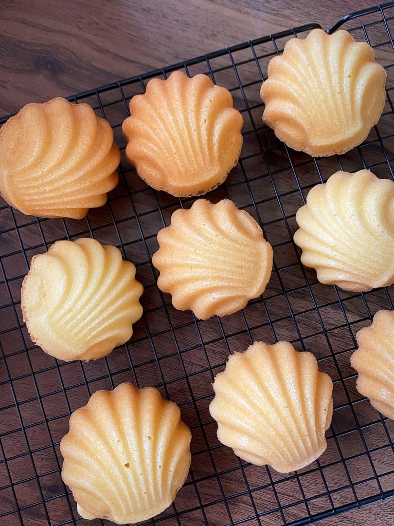 柠檬樱桃橙做的玛德琳-超级好吃又简单的小贝壳蛋糕