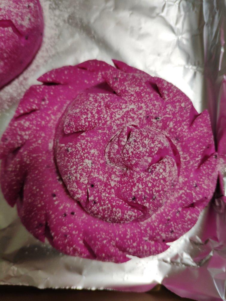 红芯火龙果软欧包视频教程