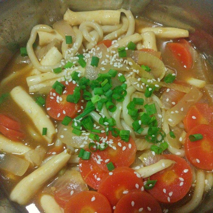 咖喱肥牛乌冬面