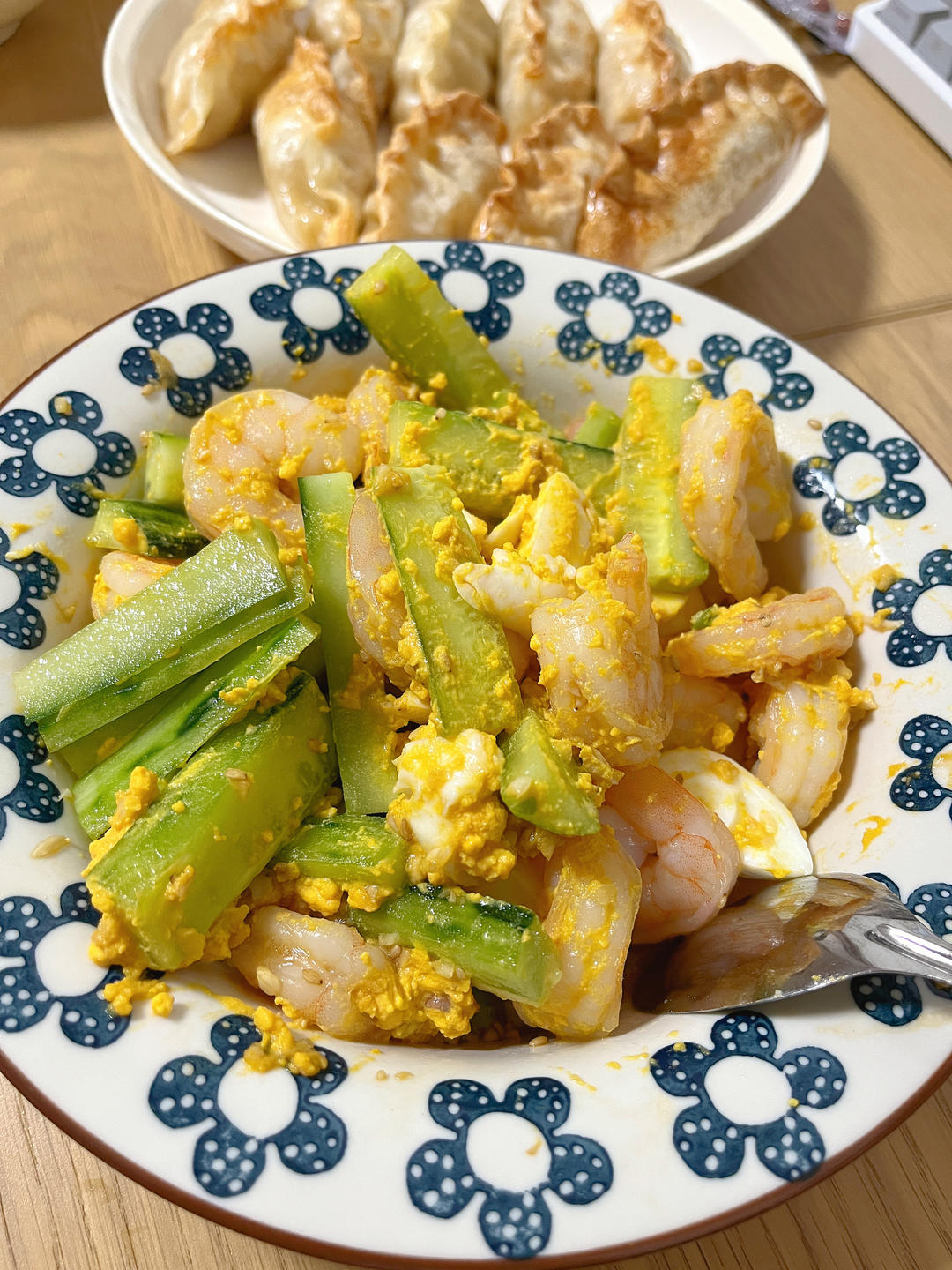 减脂一定要吃的凉拌虾仁黄瓜🦐