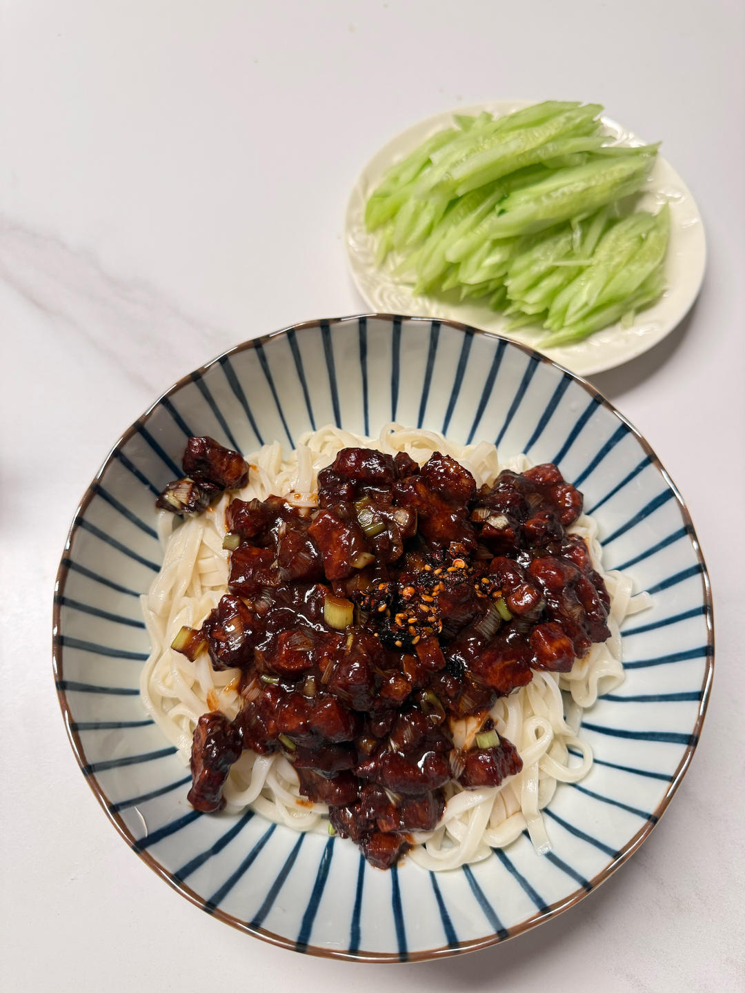 老北京炸酱面（家庭版制作🏡经典老味道🤓🤓）