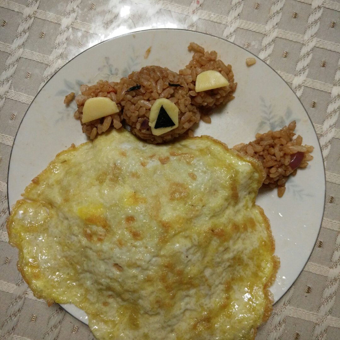 午睡的轻松熊蛋包饭