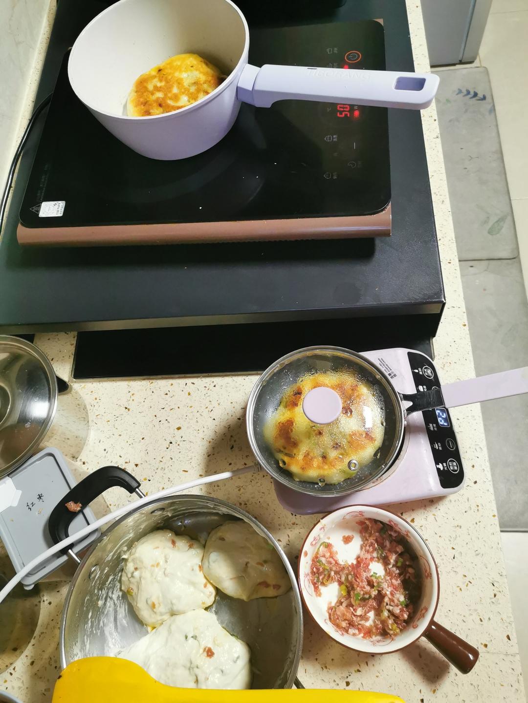 早餐:超简单发酵葱饼🫓