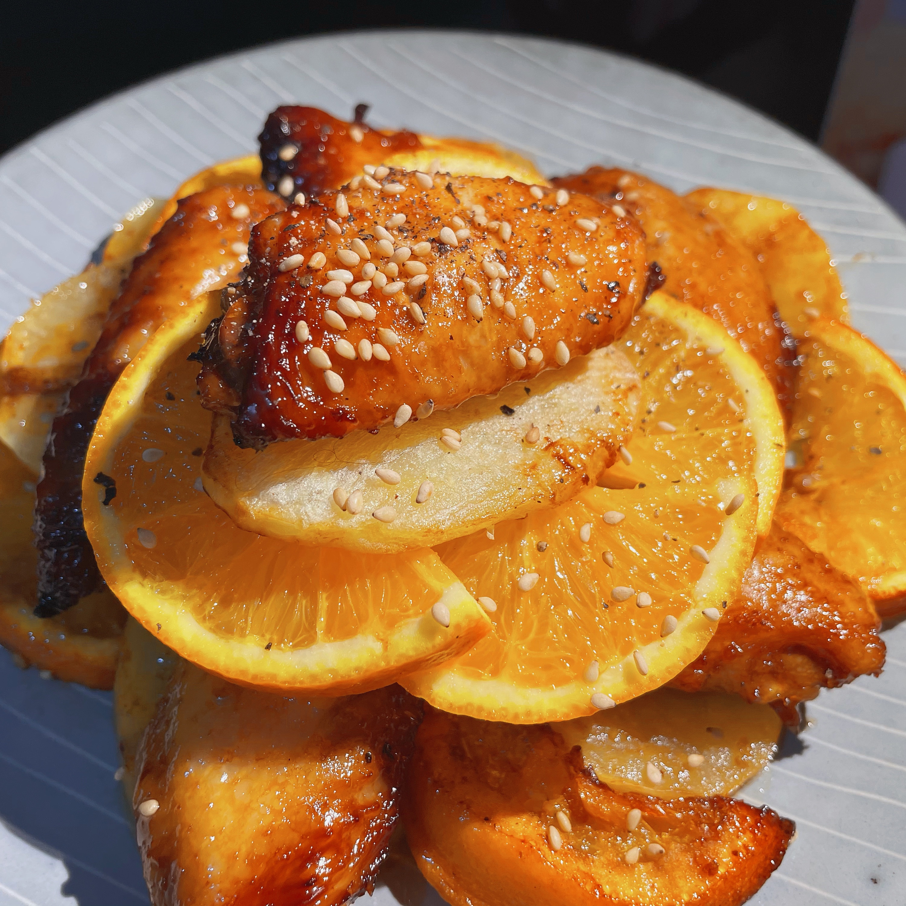清新不腻的橙香鸡翅的做法