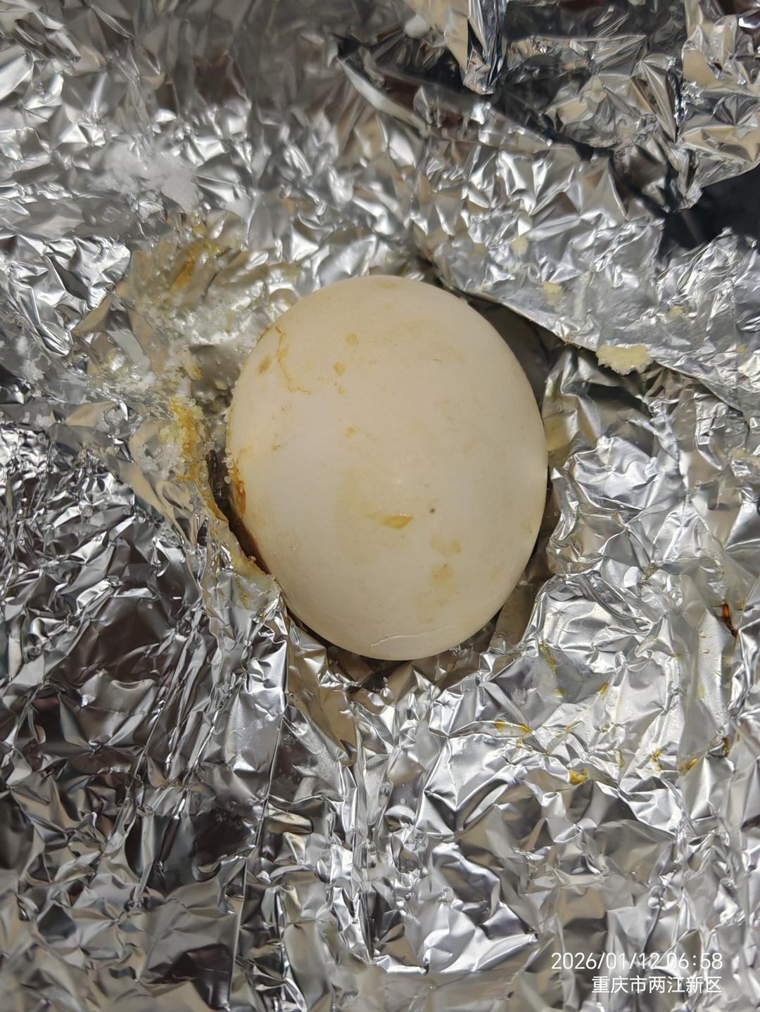 烤鸡蛋空气炸锅版