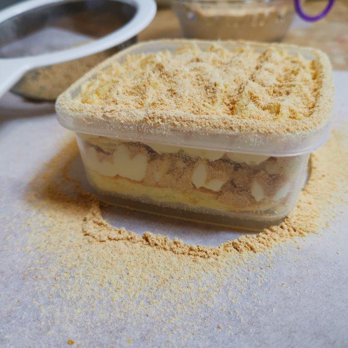 网红日式豆乳盒子蛋糕