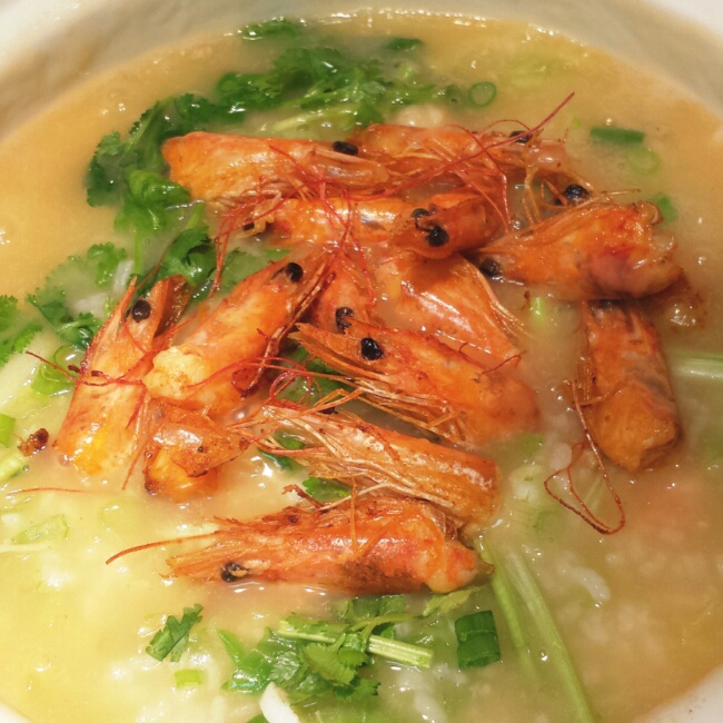 秘制鲜虾粥