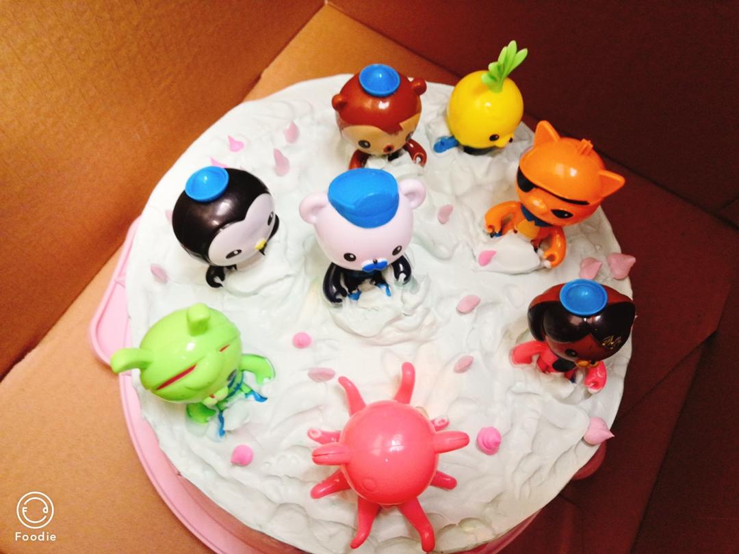 海底小纵队生日蛋糕