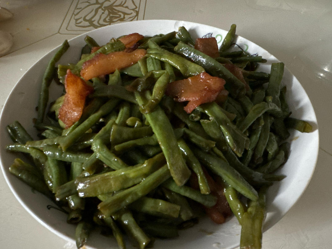 豆角炒肉丝