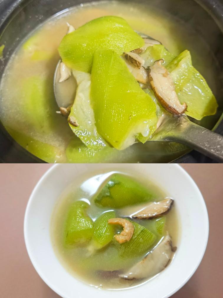 丝瓜香菇汤的做法