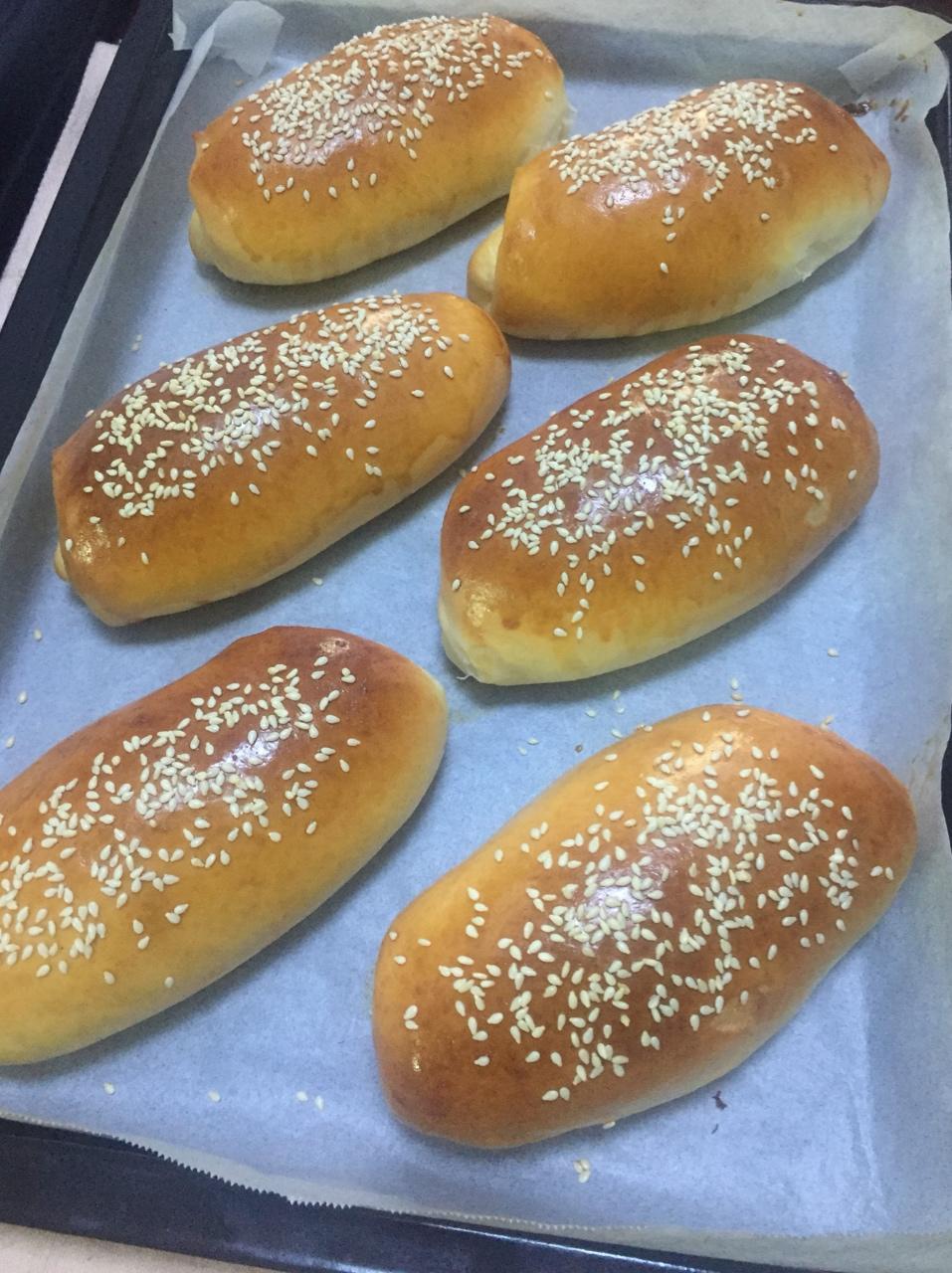 冰点1008做的超好吃的肉松面包