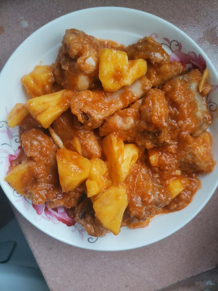 菠萝甜酸排骨