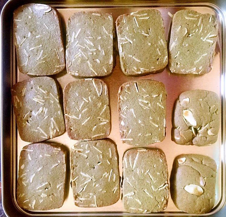 抹茶杏仁饼干