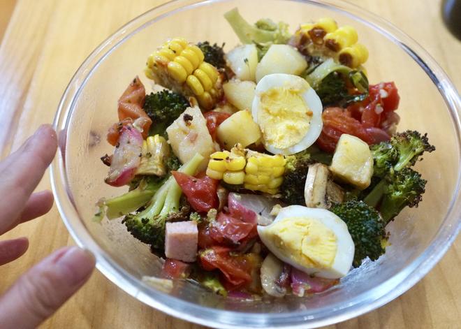 低卡健康时蔬热沙拉的做法